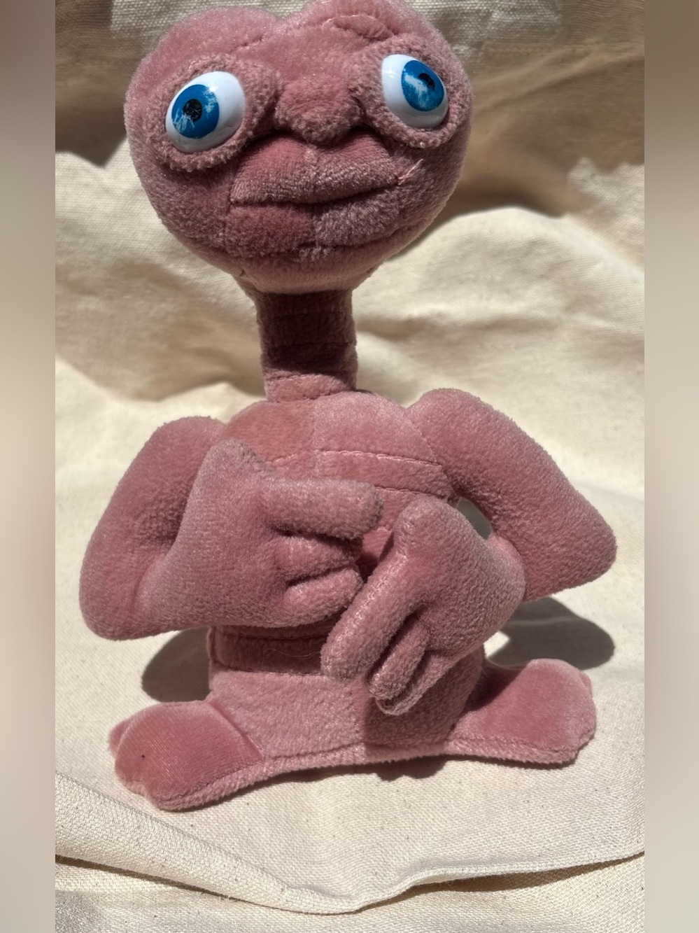 Vtg 90s E.T. Extra Terrestrial 8” Plush Stuffed Figure Toy Universal Studios